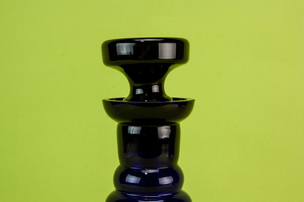 Bristol blue barrel decanter