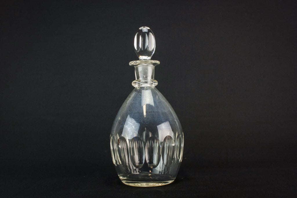 Cut glass wine decanter