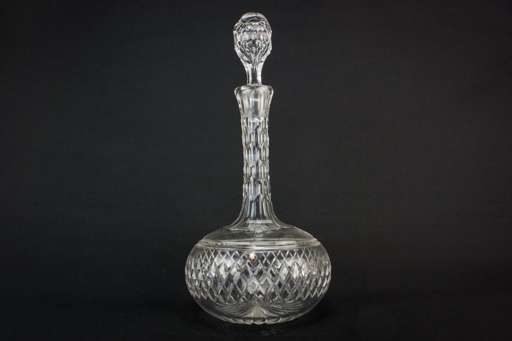 Port cut glass decanter