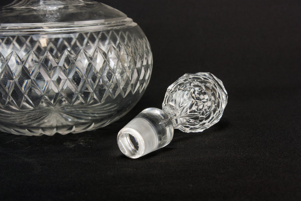 Port cut glass decanter