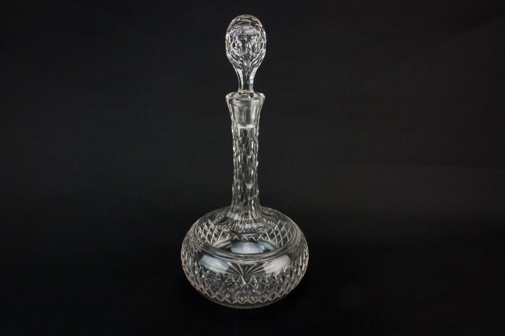 Port cut glass decanter