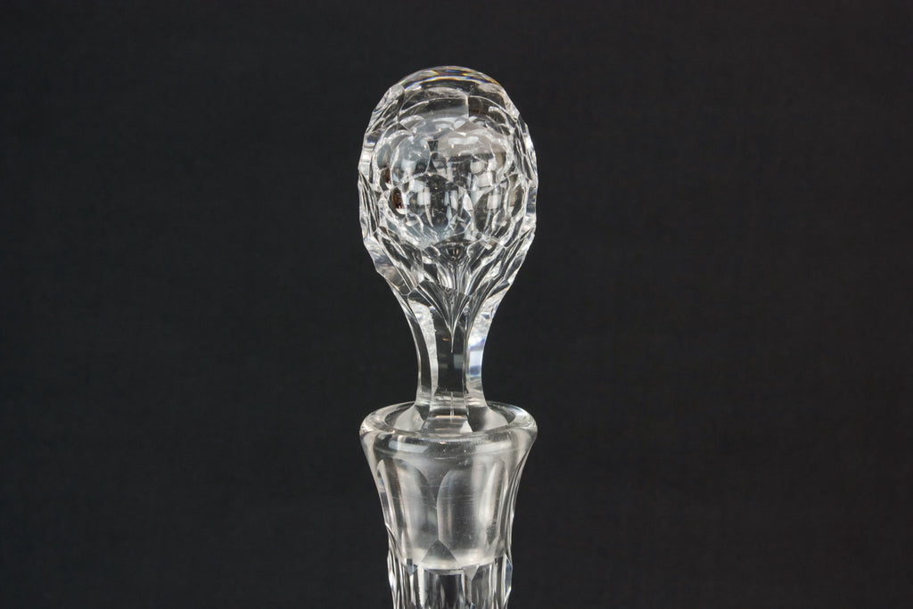 Port cut glass decanter