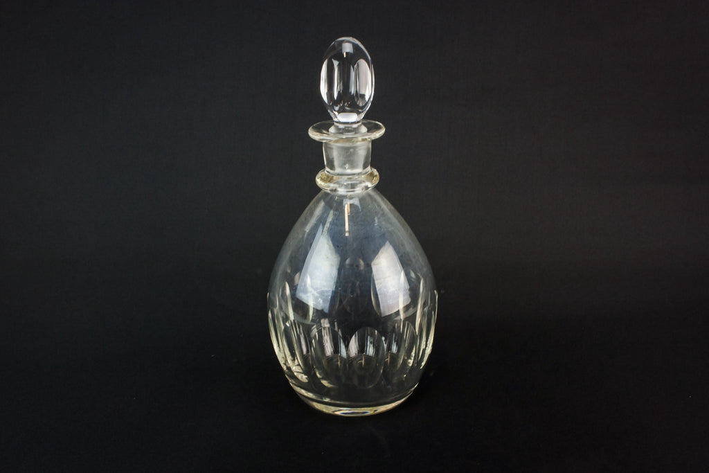 Cut glass wine decanter