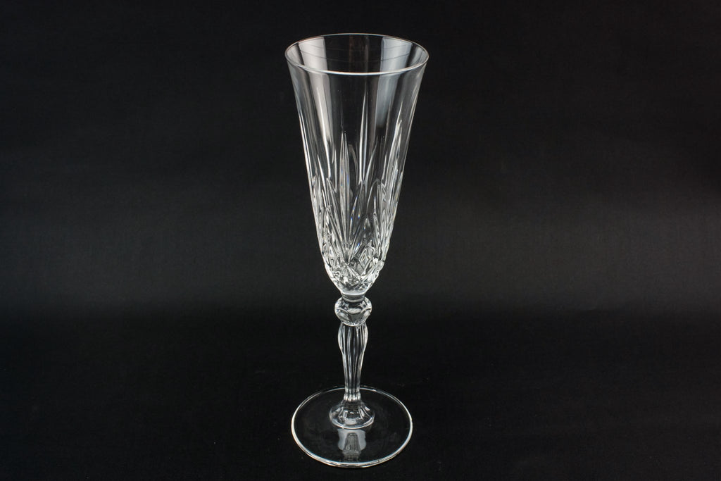 4 large champagne flutes