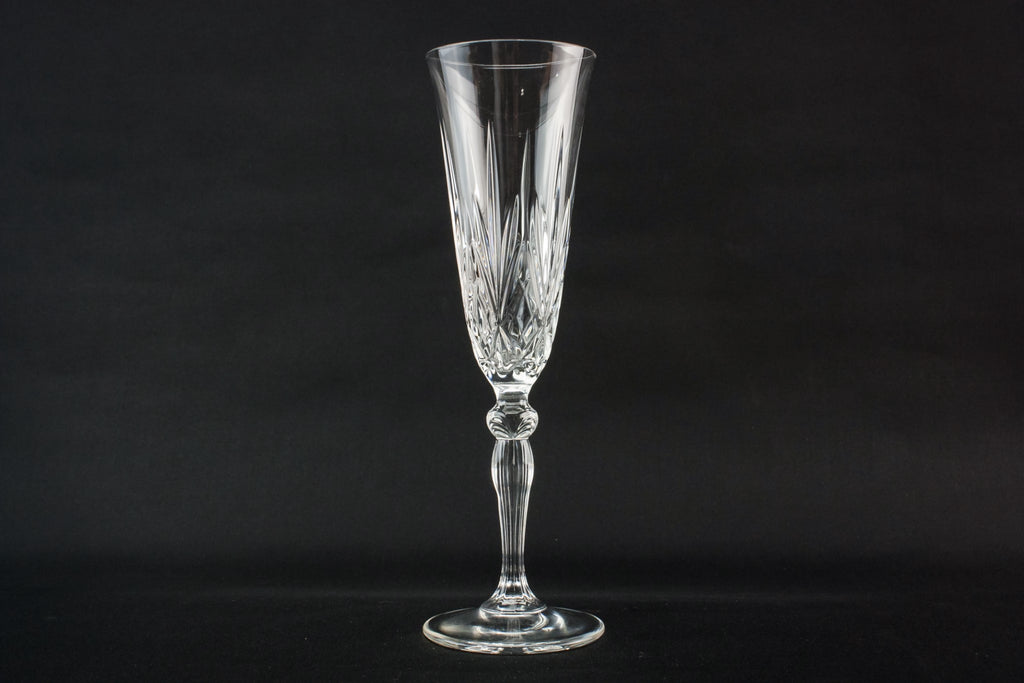 4 large champagne flutes