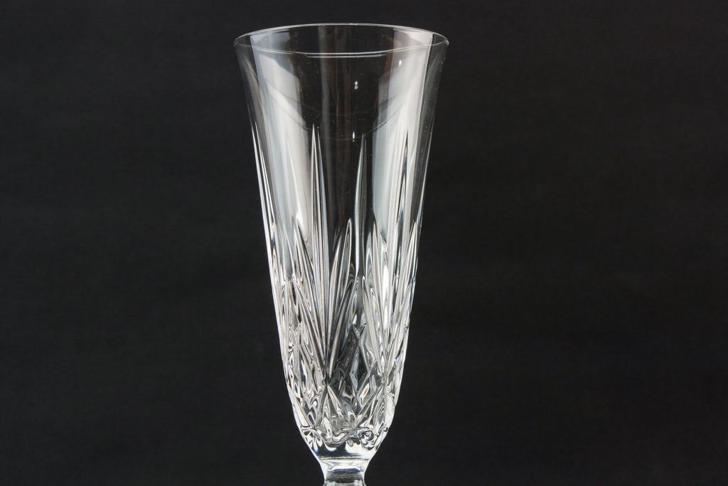 4 large champagne flutes