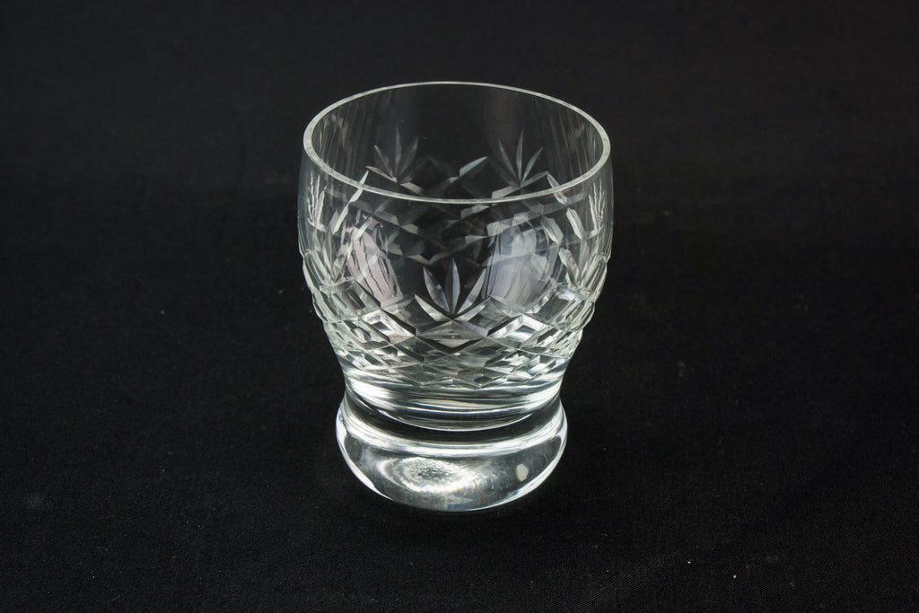 6 crystal whisky glasses