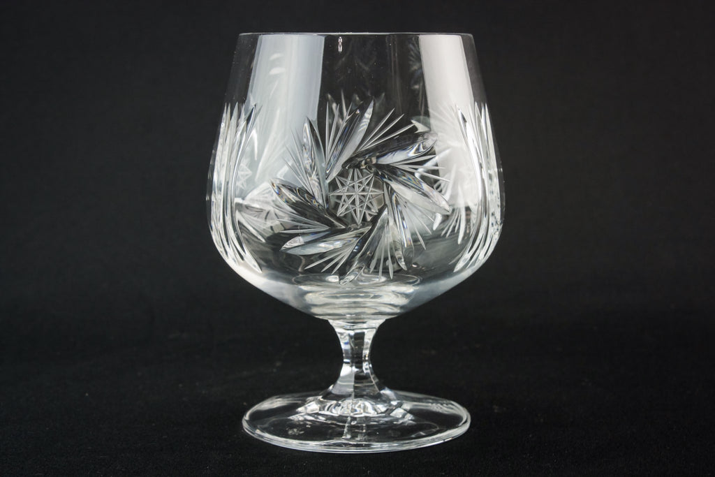 Glass brandy snifter