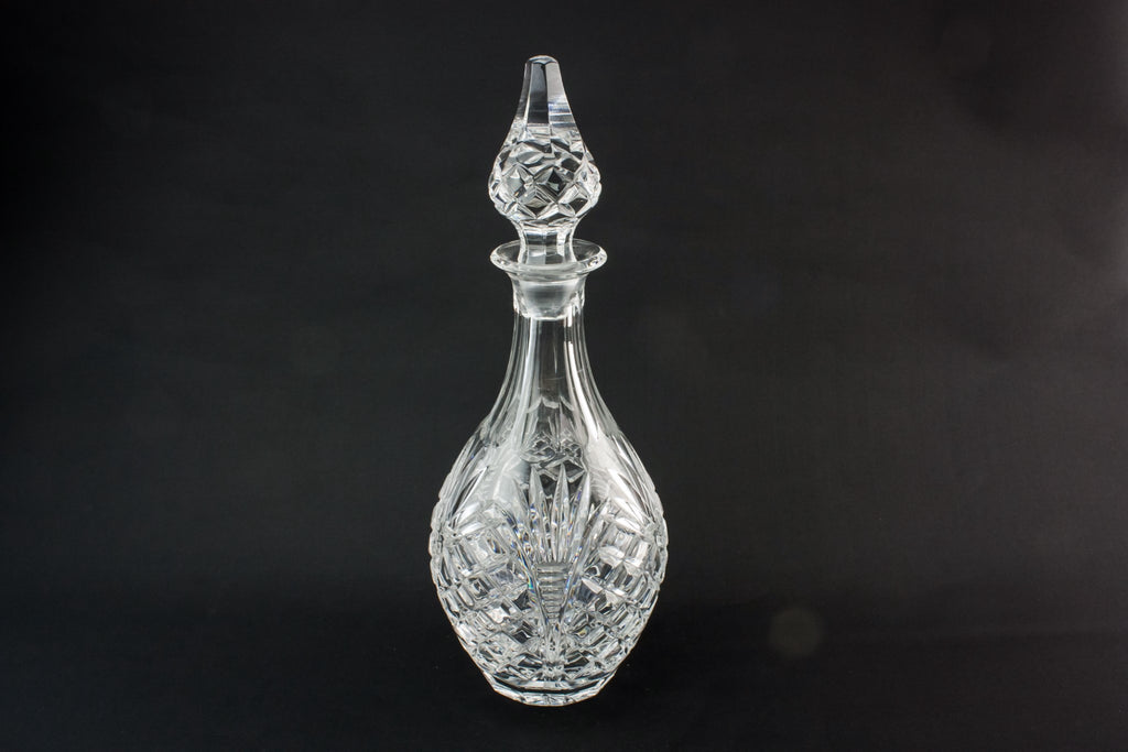 Port cut glass decanter