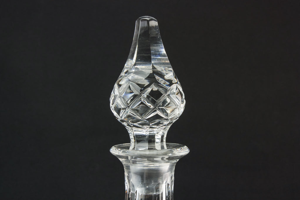 Port cut glass decanter