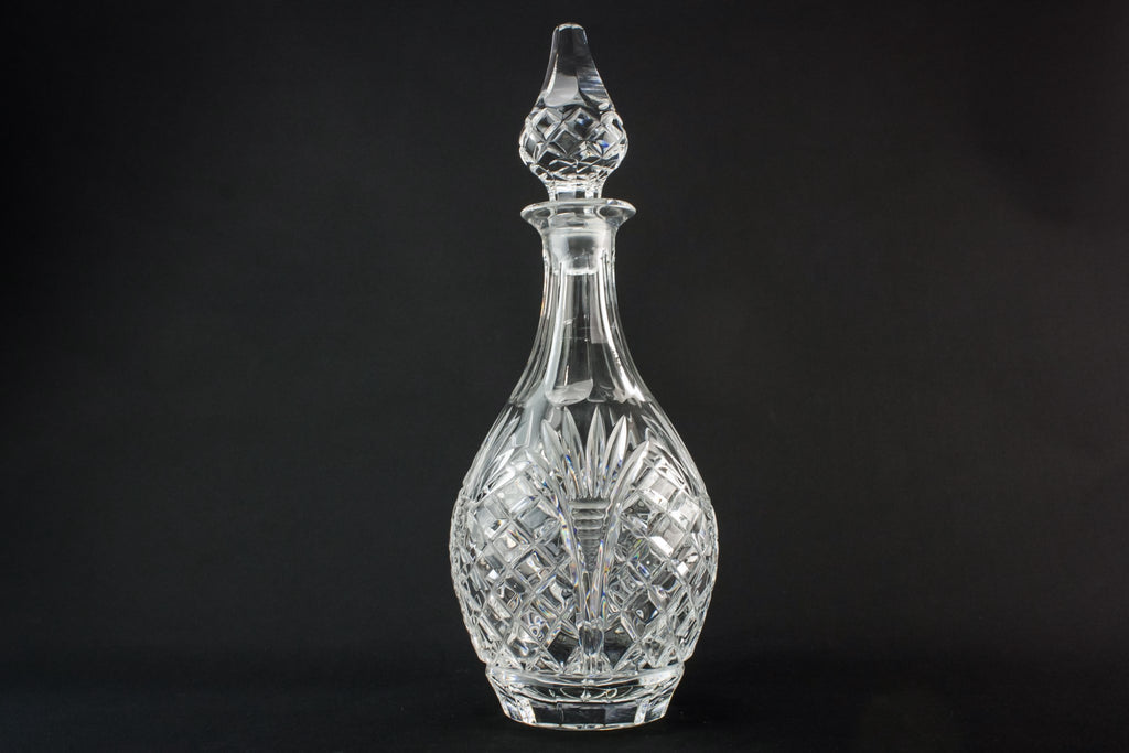 Port cut glass decanter