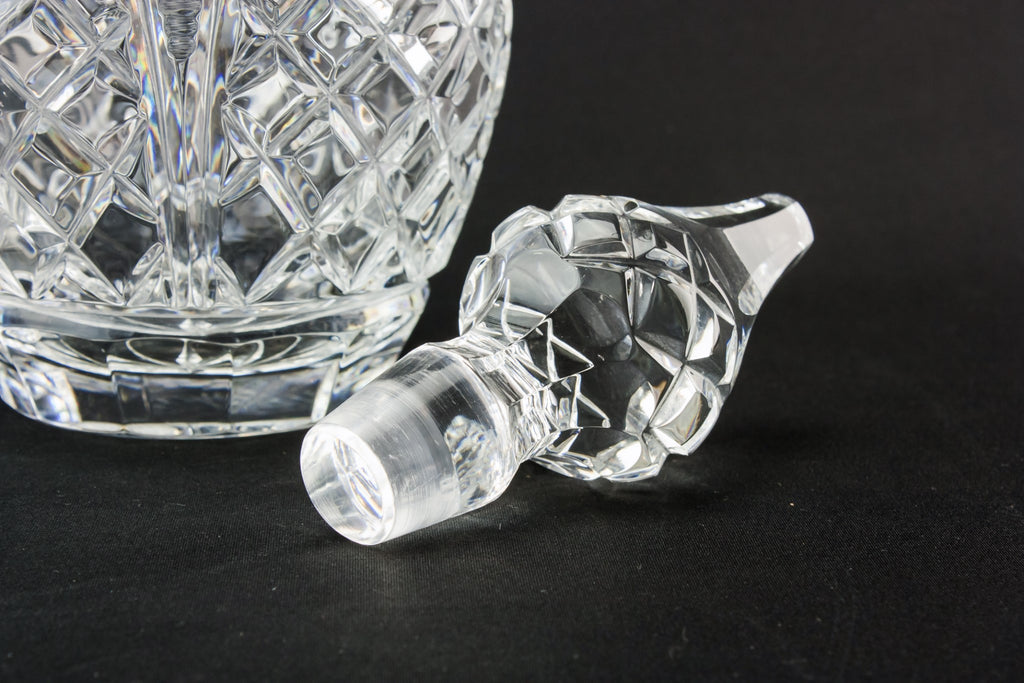 Port cut glass decanter
