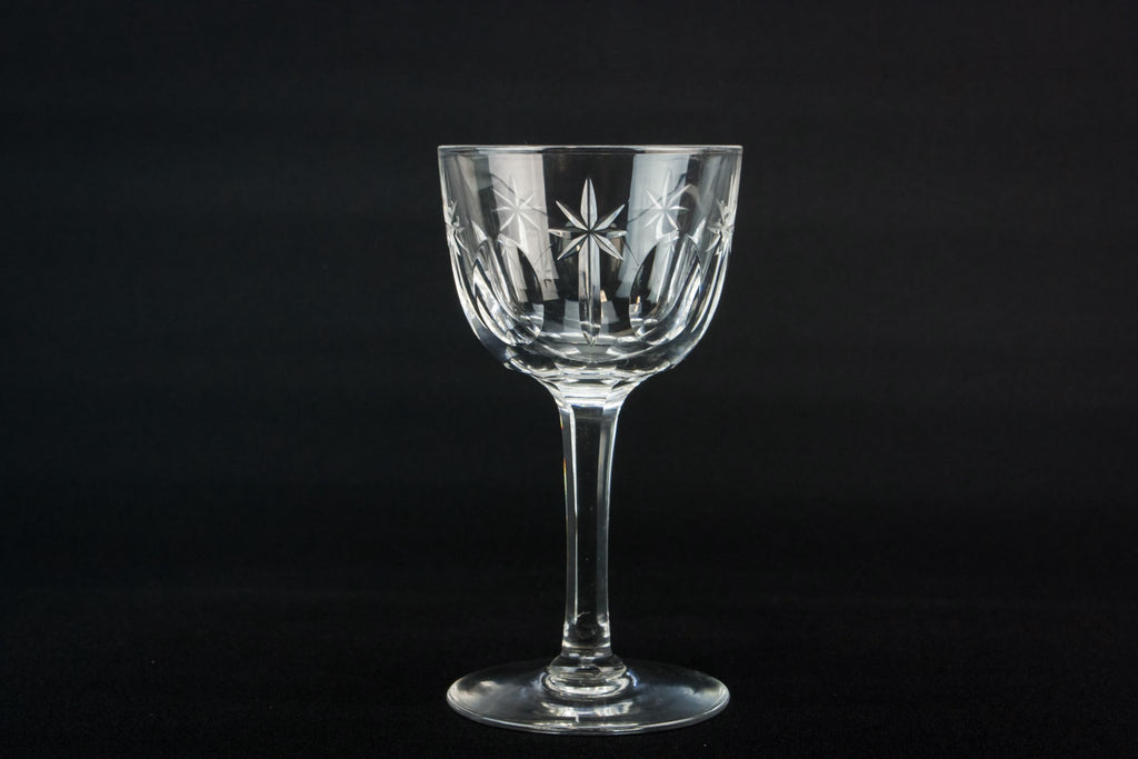 8 crystal port glasses
