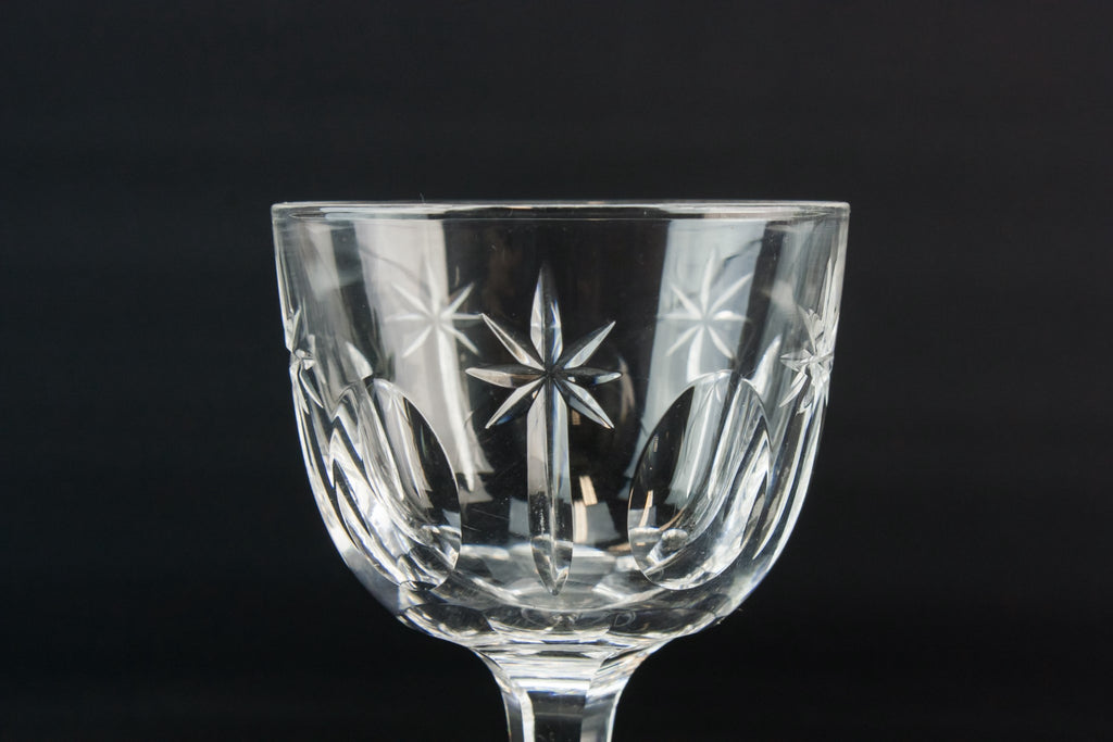 8 crystal port glasses