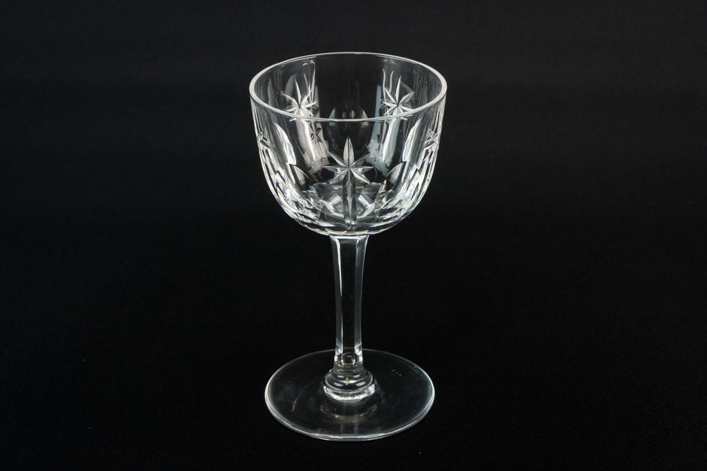 8 crystal port glasses