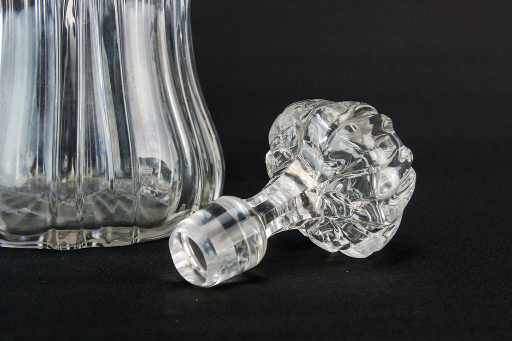 Blown glass sherry decanter
