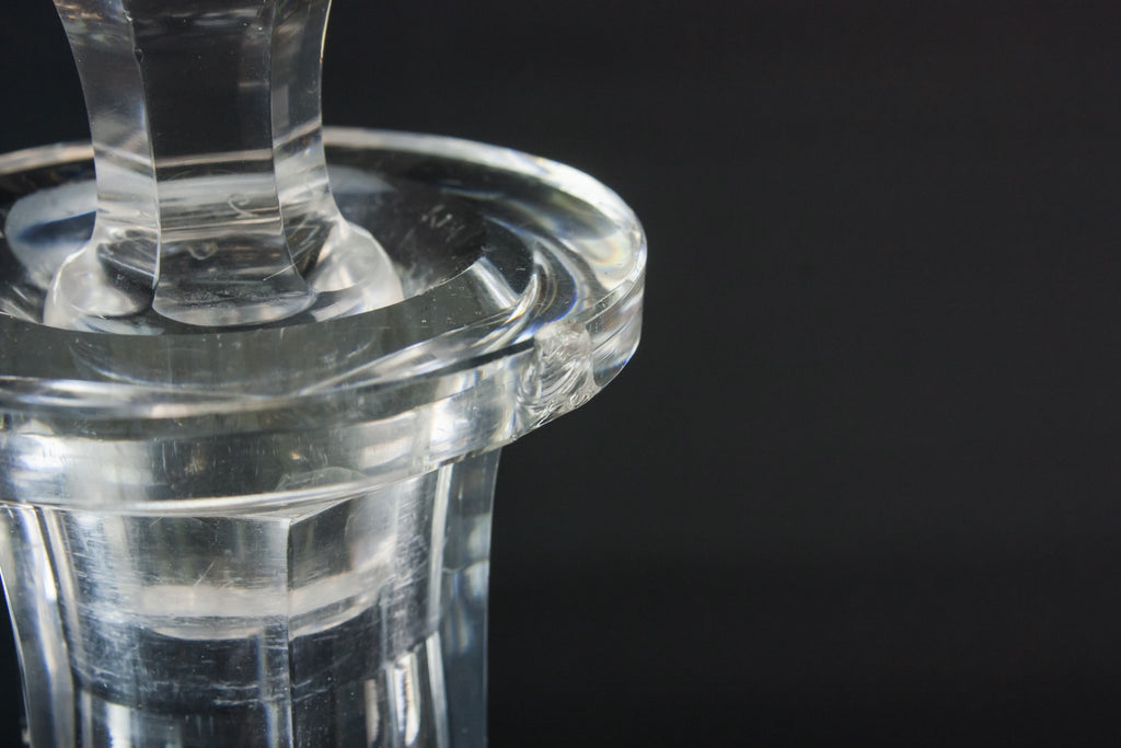 Blown glass sherry decanter