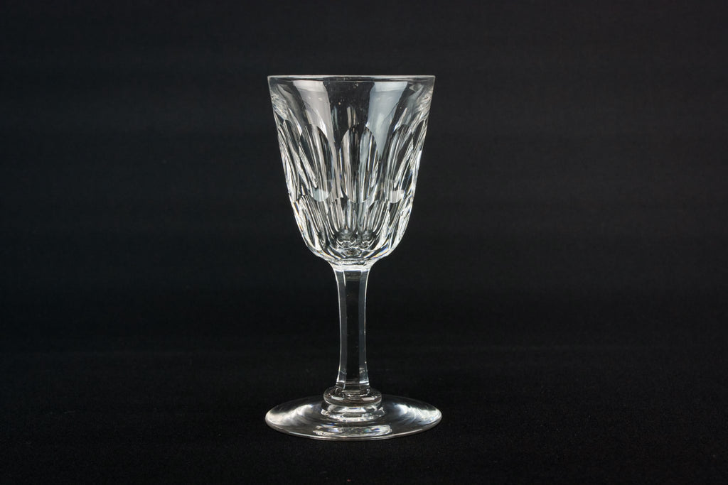 2 crystal port glasses