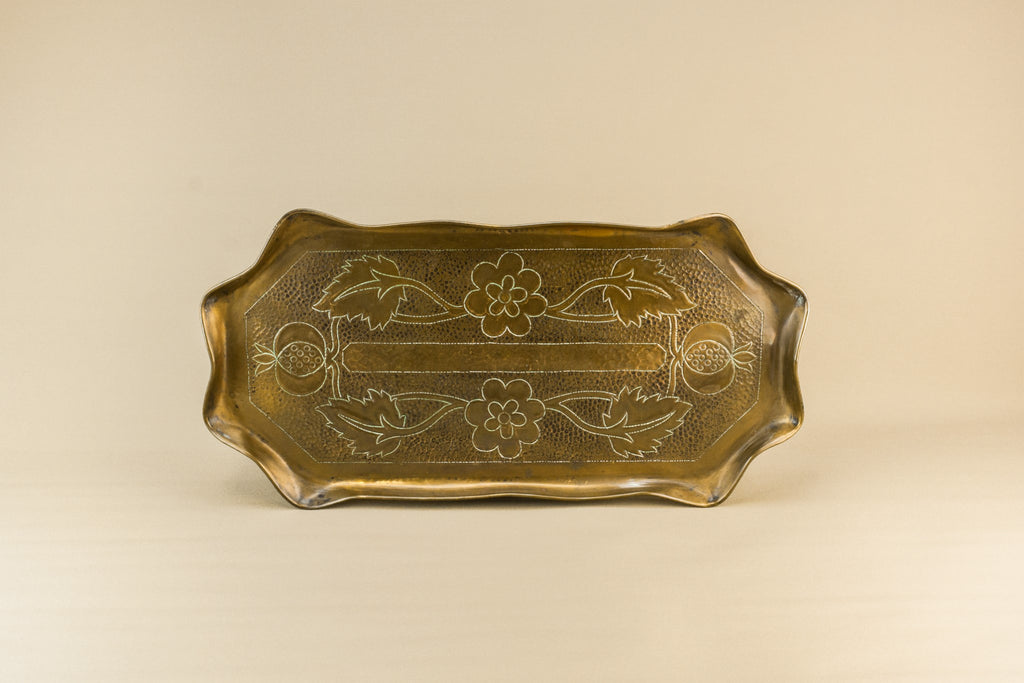Arts & Crafts copper tray