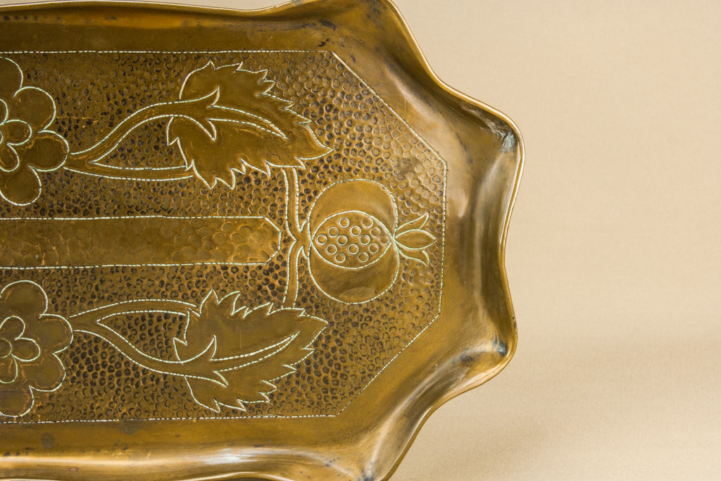 Arts & Crafts copper tray