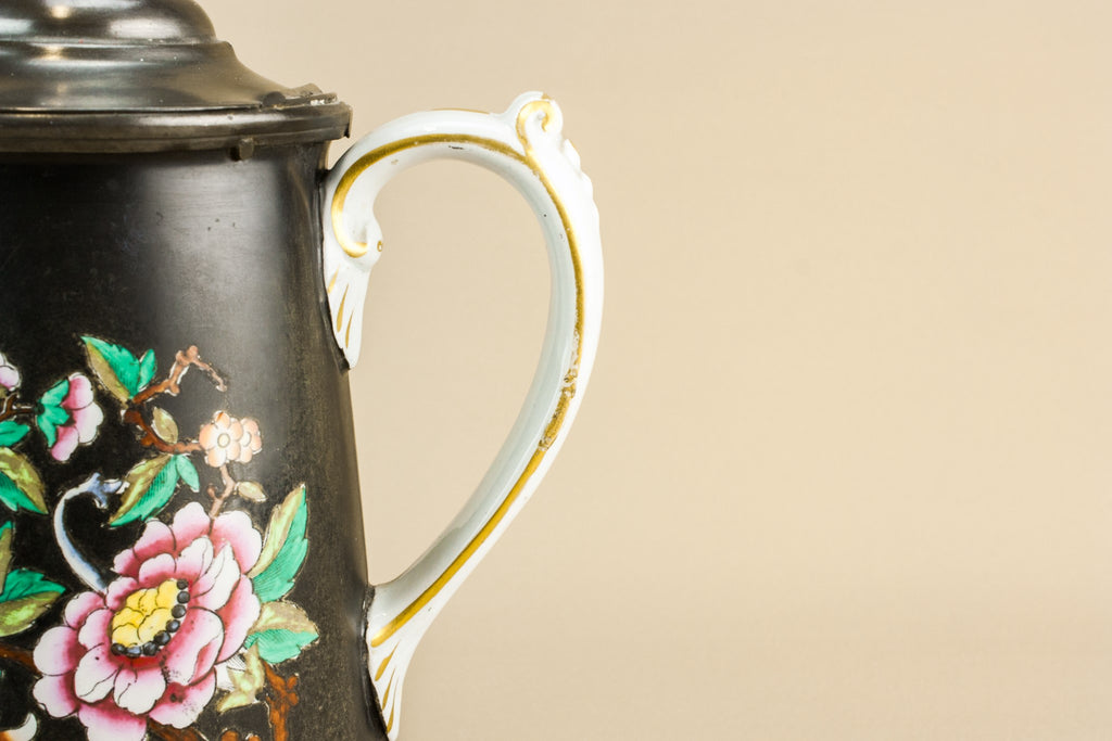Black coffee pot
