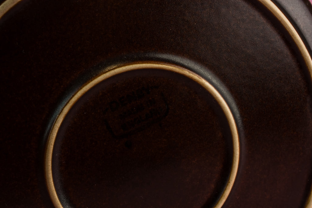 3 retro pottery plates
