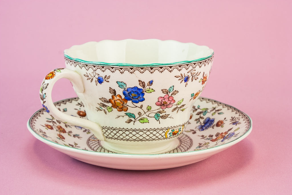 Large Copeland cup & saucer