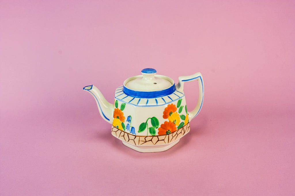 Art Deco colourful teapot