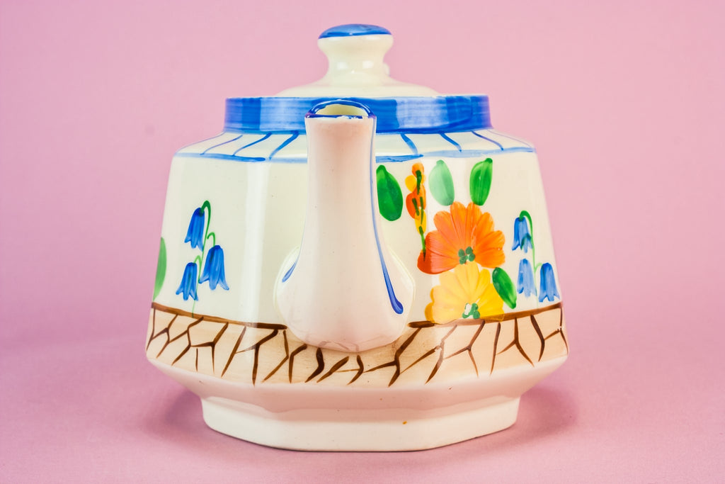 Art Deco colourful teapot