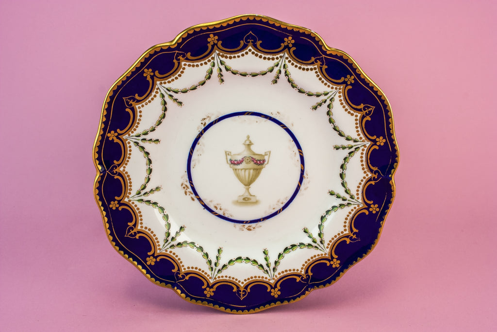 Crown Derby Dessert Plate, English 1903