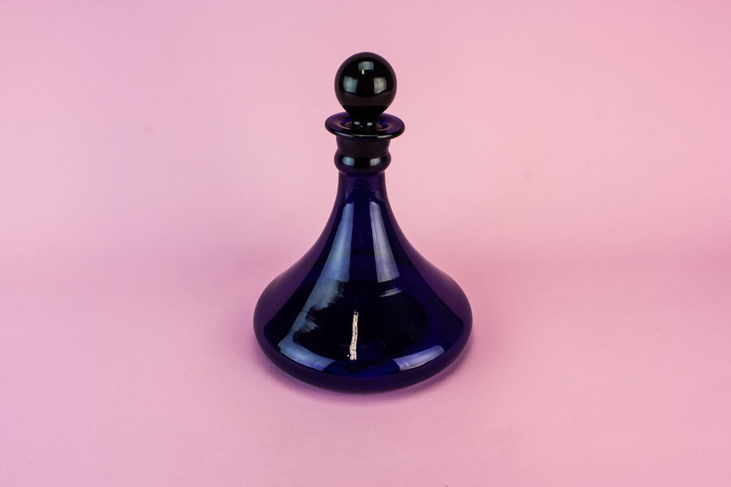 Bristol blue ship decanter