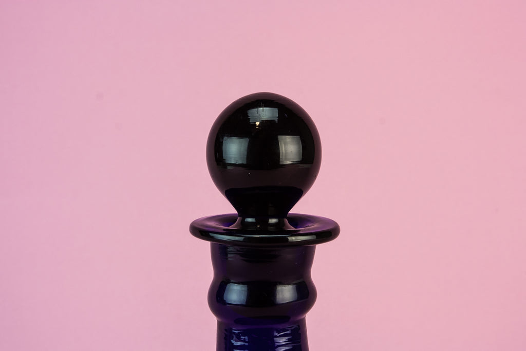 Bristol blue ship decanter