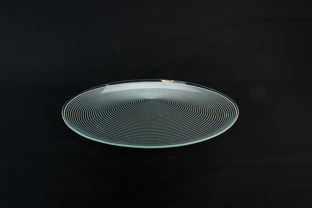 Modernist glass tray