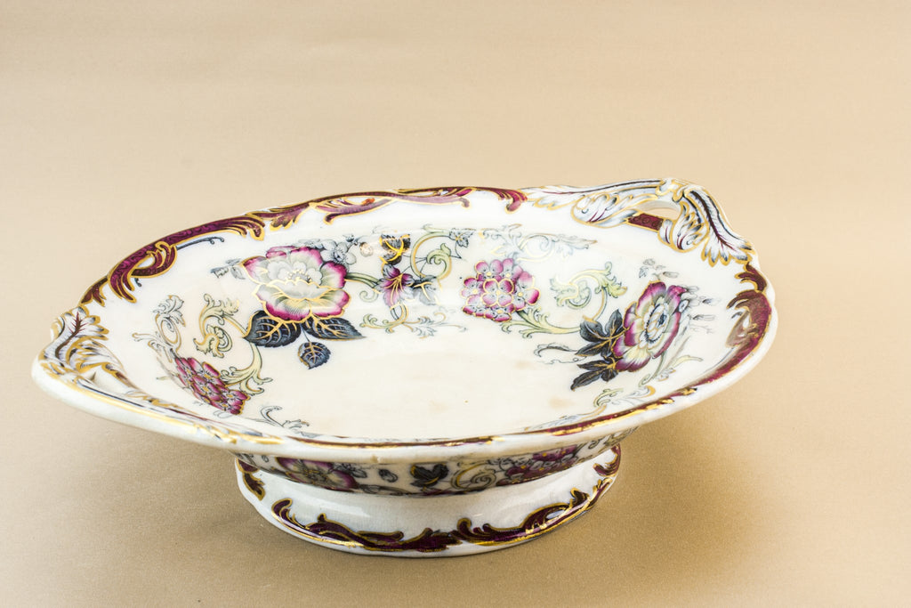 Victorian serving bowl