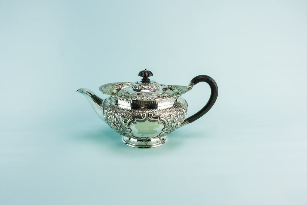 Victorian embossed teapot