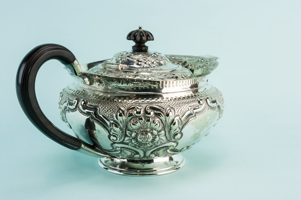 Victorian embossed teapot