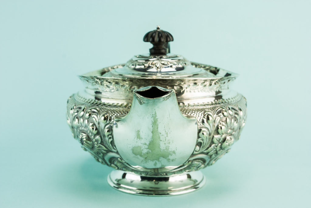 Victorian embossed teapot