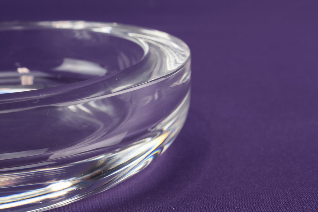 Orrefors glass bowl