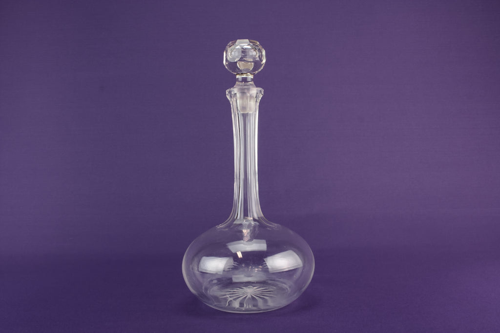 Sherry cut glass decanter