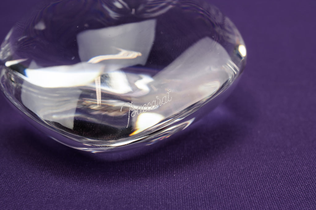 Baccarat glass paperweight