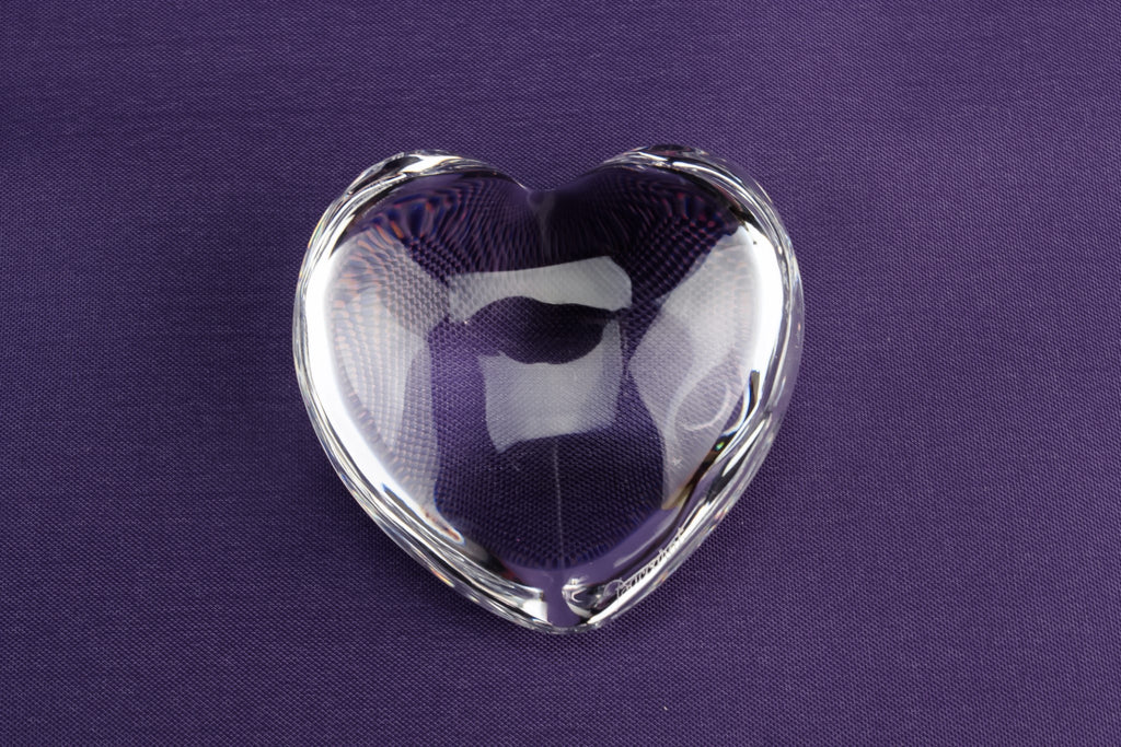 Baccarat glass paperweight
