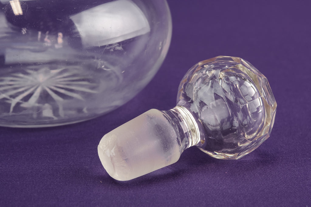 Sherry cut glass decanter
