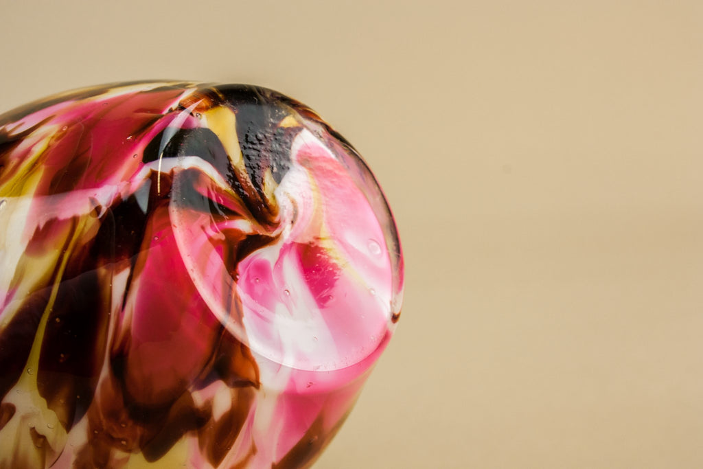 Small glass vase