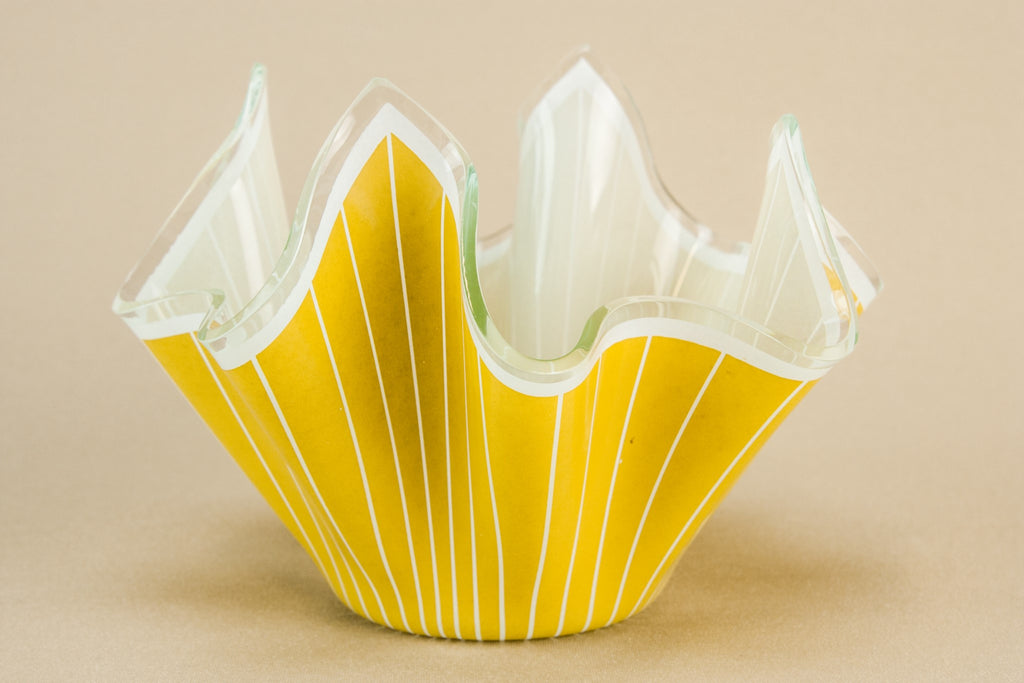 Mid-C Modern glass bowl