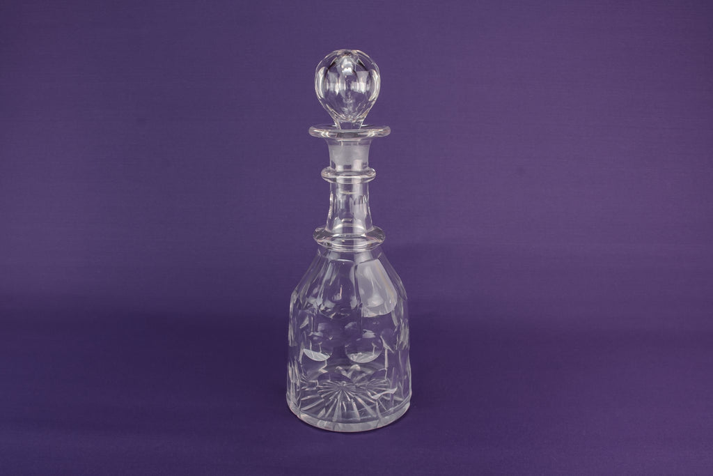 Cut glass decanter