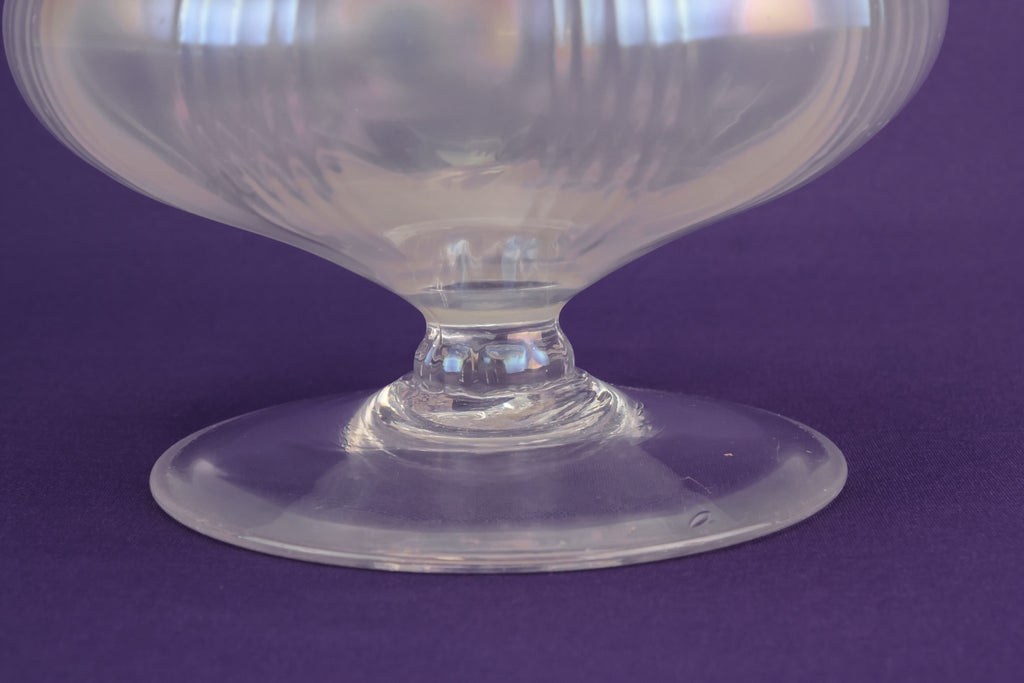 Mother of pearl glass vase