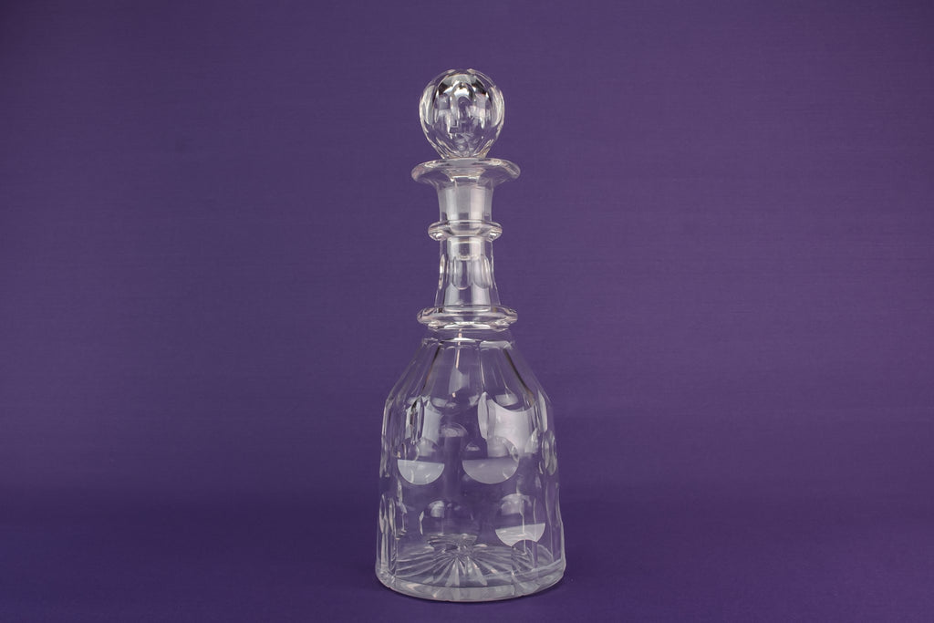 Cut glass decanter