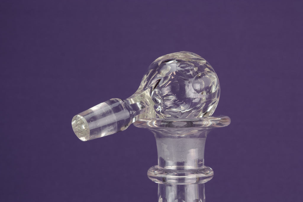Cut glass decanter