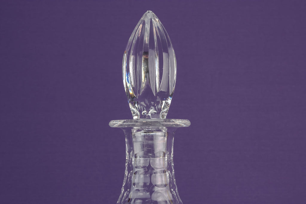 Royal Doulton glass decanter