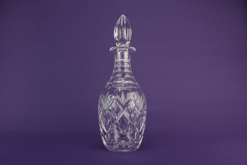 Royal Doulton glass decanter